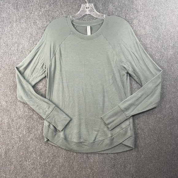 Athleta Tops - Athleta Mindset Sweatshirt Top Shirt XS Green Long Sleeve Lounge Activewear